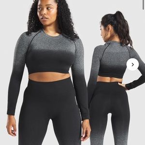 Gymshark Adapt Ombre Long Sleeve Crop